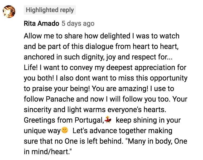 Testimonial screenshot