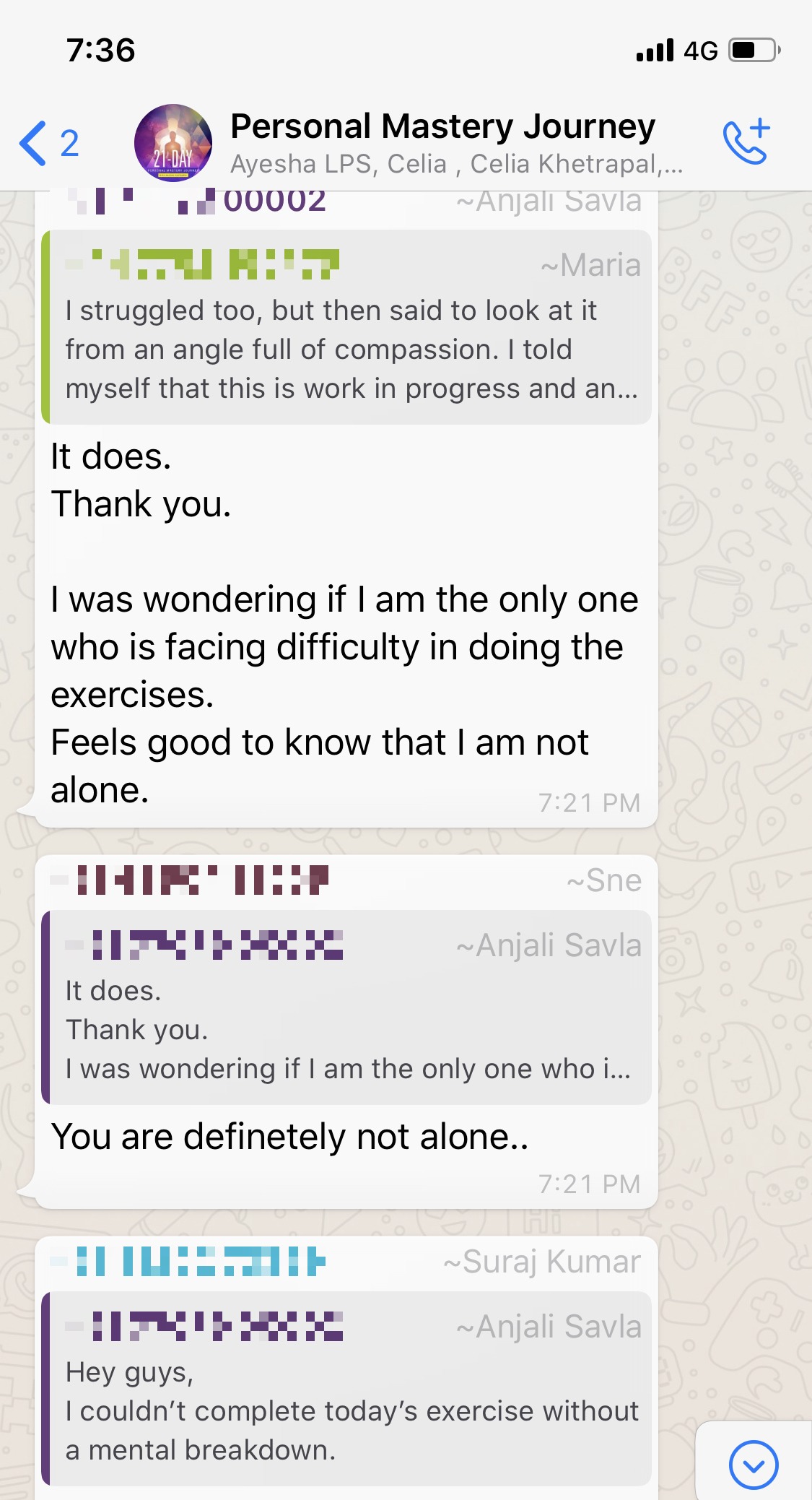 Testimonial screenshot