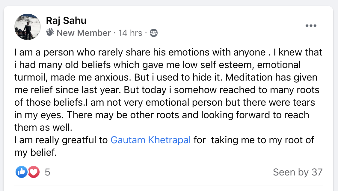 Testimonial screenshot
