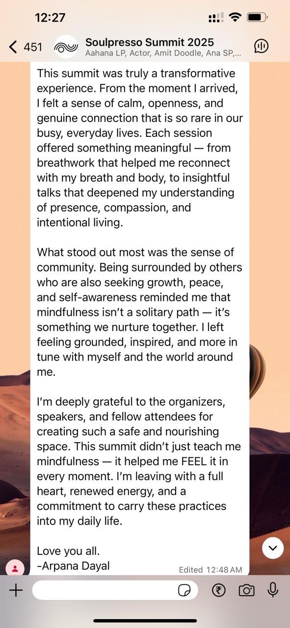 Testimonial screenshot