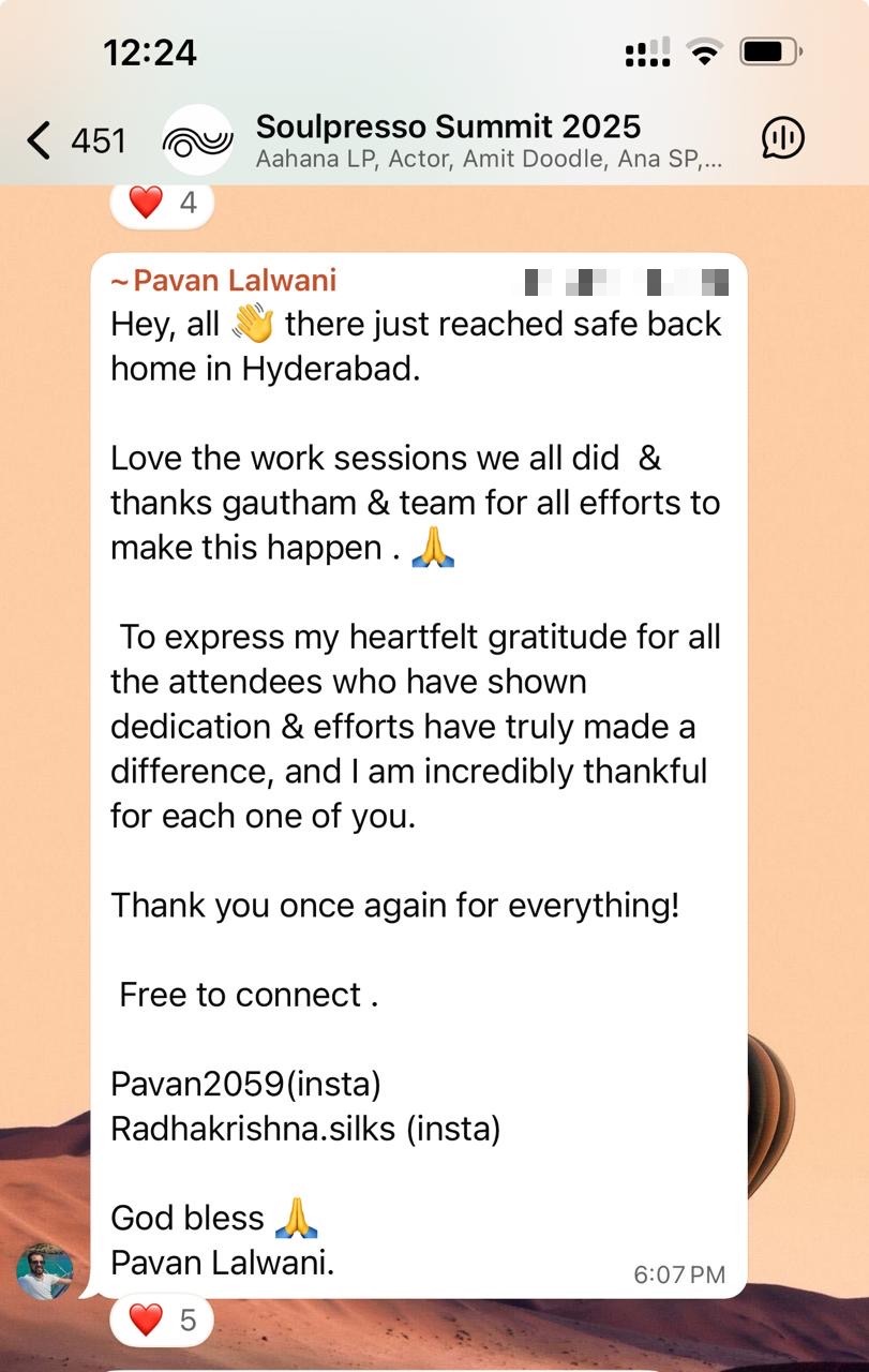Testimonial screenshot