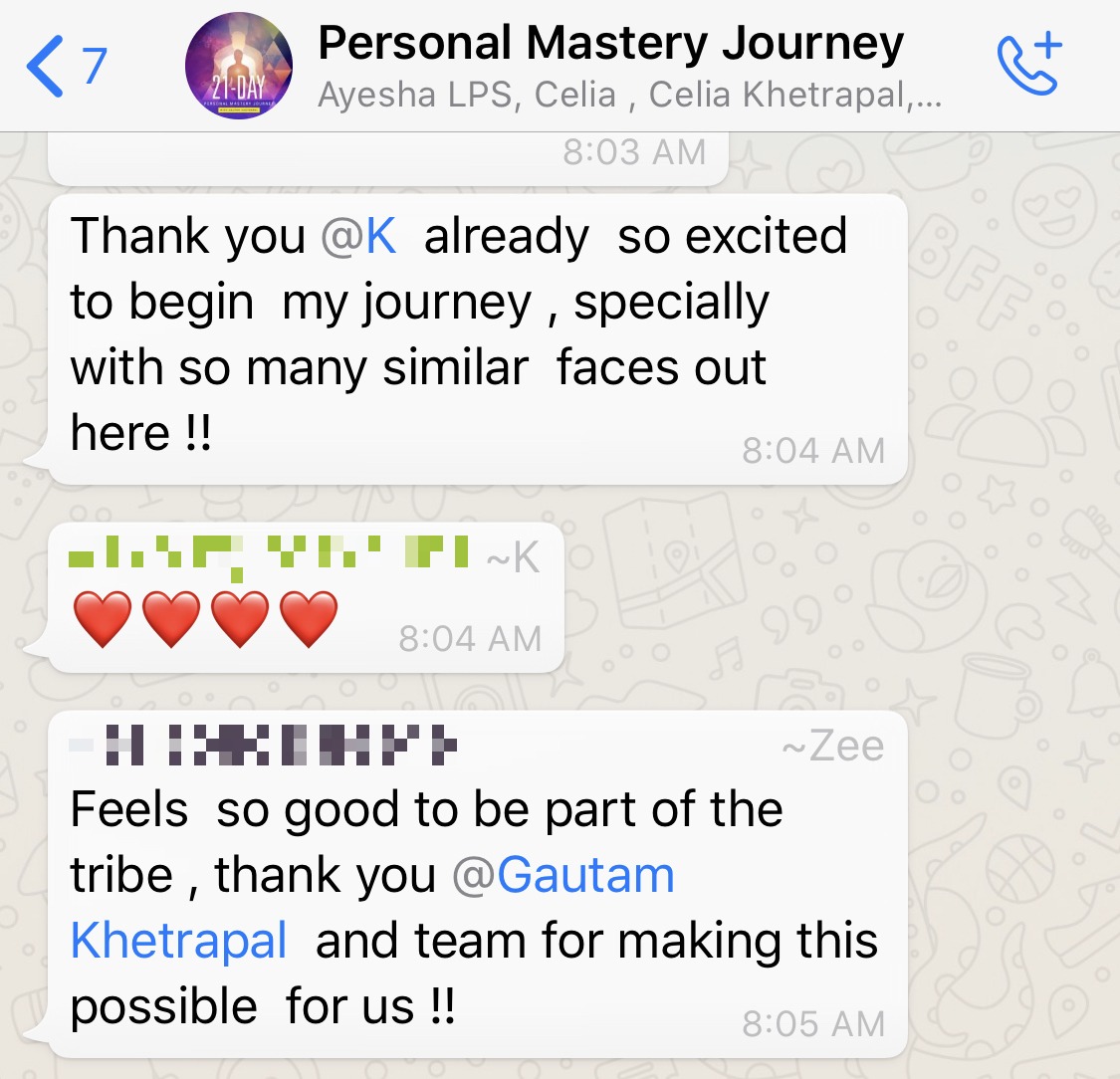 Testimonial screenshot