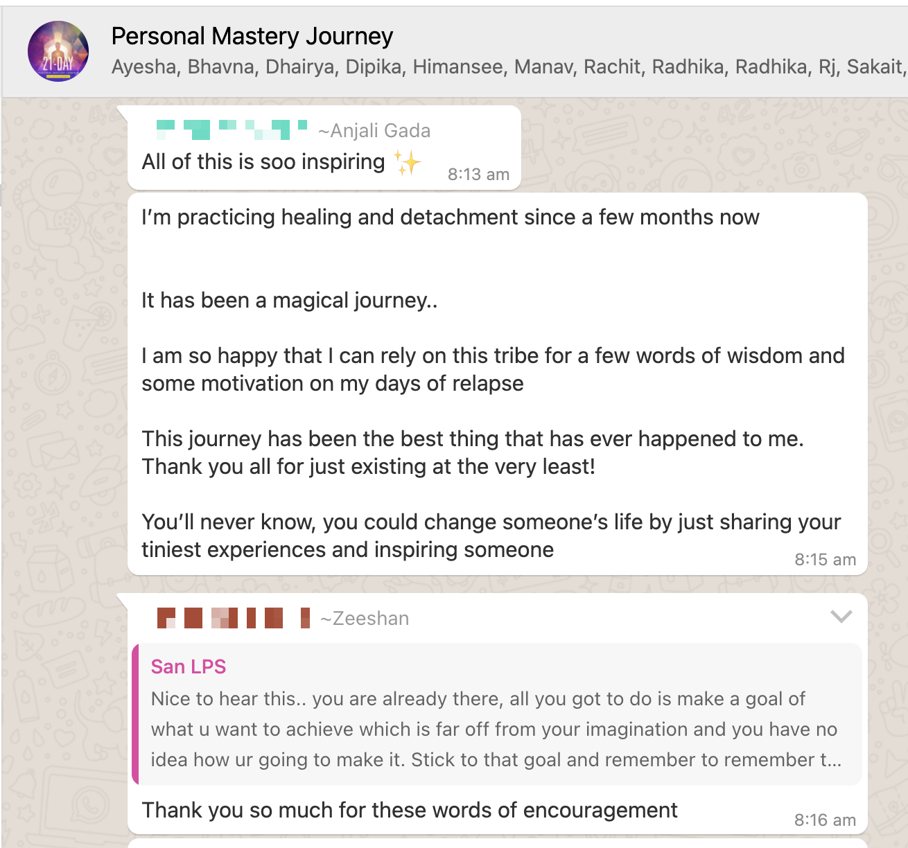 Testimonial screenshot