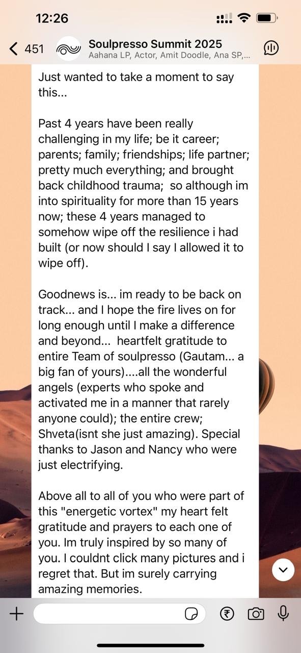 Testimonial screenshot