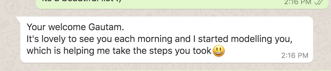 Testimonial screenshot