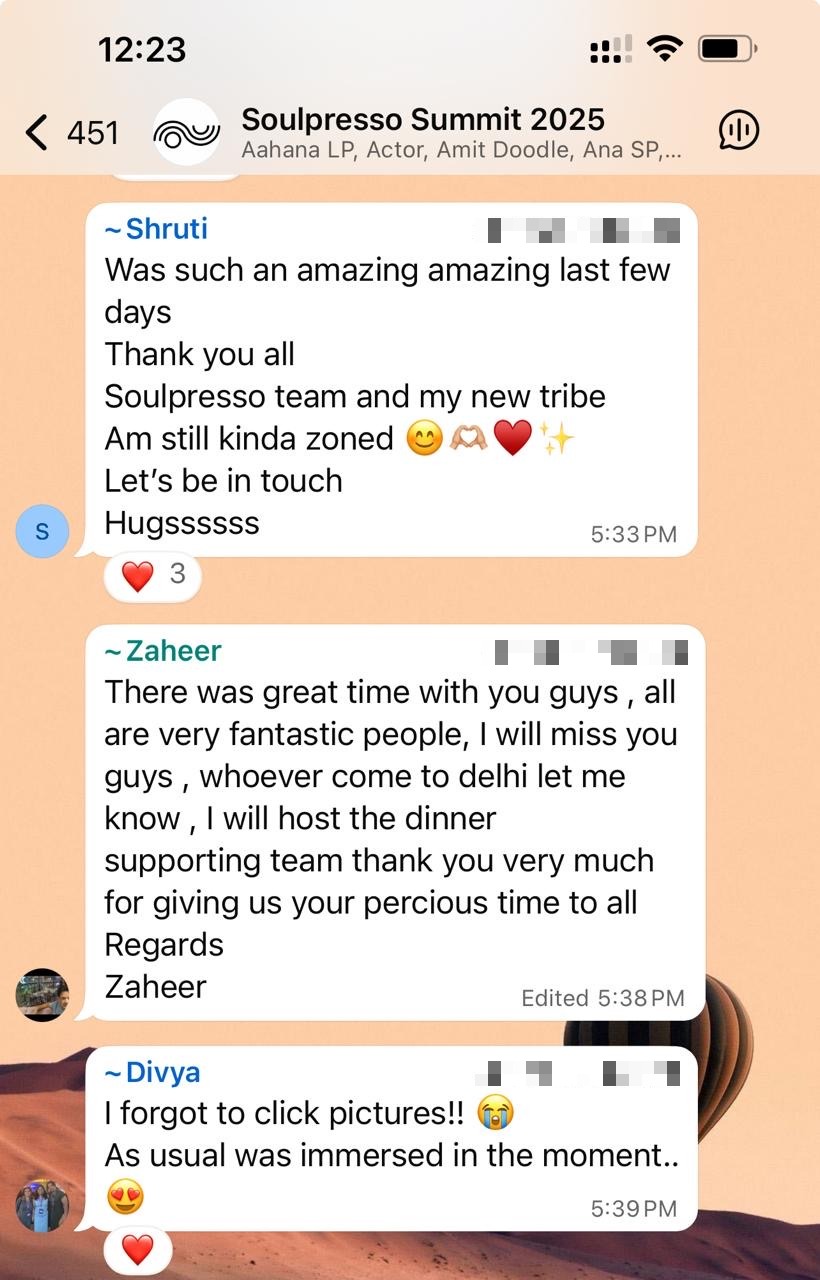 Testimonial screenshot