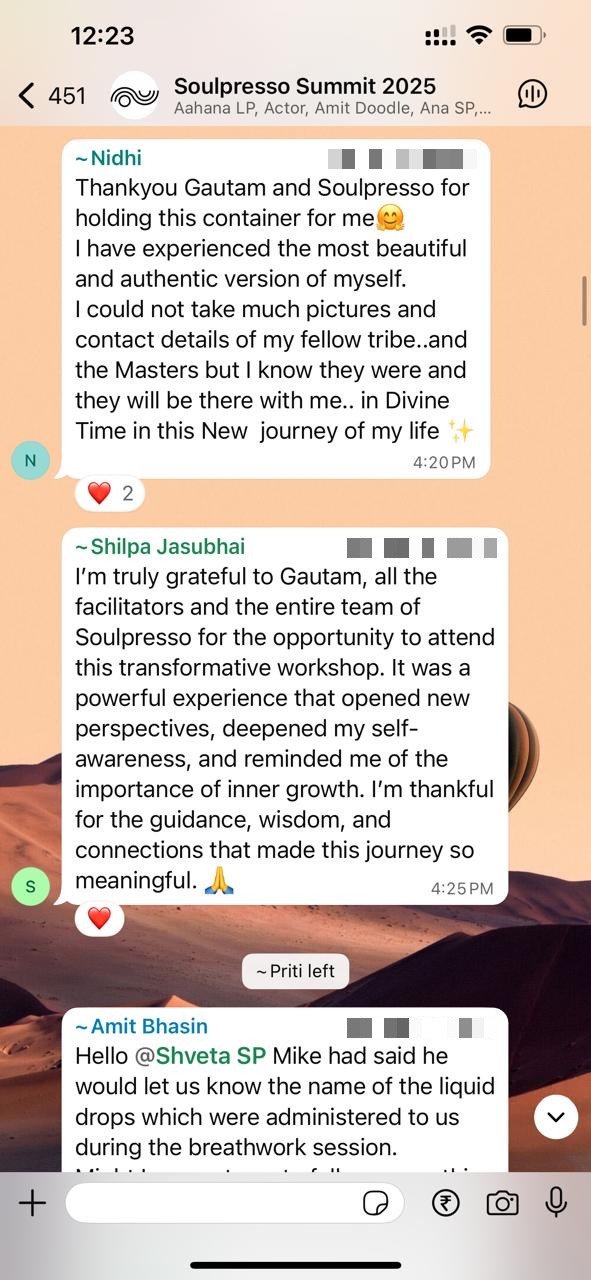 Testimonial screenshot