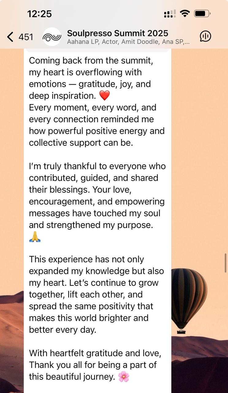 Testimonial screenshot